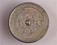 漢三段區段式神獸鏡