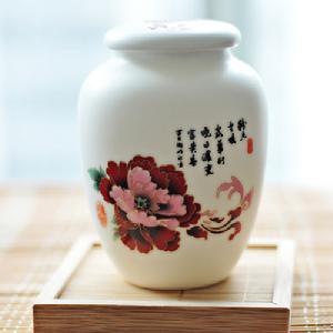 金印良瓷 茶葉罐