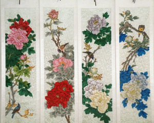 彩烙布雕 彩烙布雕