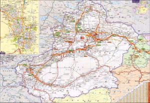 新疆交通圖