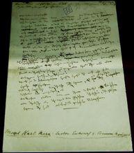 《共產黨宣言》現存於世的唯一一頁手稿