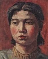 李石樵日本少女像習作 李石樵日本少女像習作