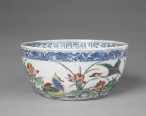 鬥彩鴛鴦臥蓮碗 鬥彩鴛鴦臥蓮碗