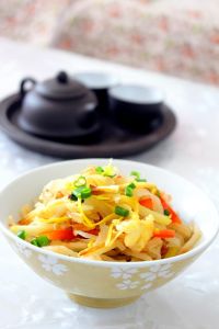 紅椒雞蛋玉子豆腐 紅椒雞蛋玉子豆腐