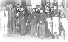 1936年張文廣隨中國體育代表團赴德國柏林