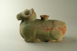 漢綠釉陶羊倉 漢綠釉陶羊倉