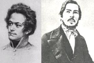 年輕時的馬克思與恩格斯