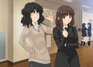 棚町薫與田中惠子（右）