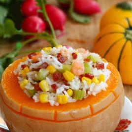 多彩南瓜飯盅 多彩南瓜飯盅