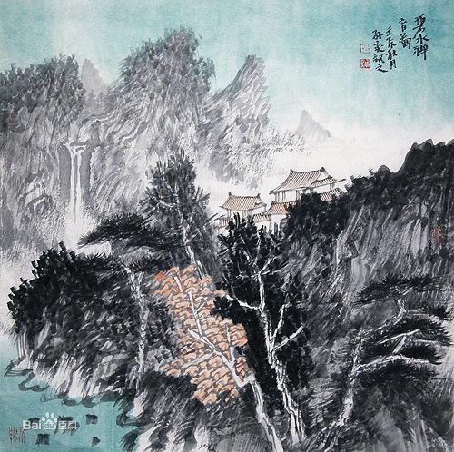 孫奕山水作品欣賞