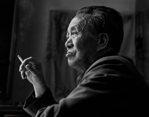 鄧偉作品—詩人艾青