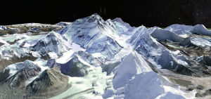 珠峰封頂近地地形圖