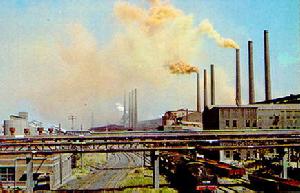 （圖）工業污染氣體對大氣的污染