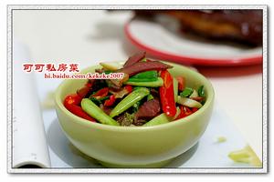 香蒜炒臘肉 香蒜炒臘肉