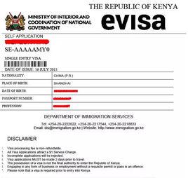 電子簽證 電子簽證