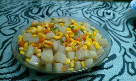 小炒玉米山藥丁 小炒玉米山藥丁