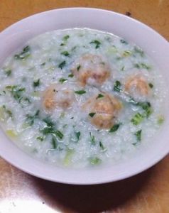 蔬菜肉丸粥 蔬菜肉丸粥