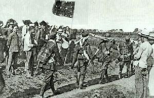 參加“如黃戰役”的解放軍戰士