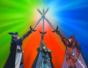 三位“傳說的騎士”