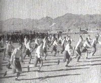 正在訓練的29軍大刀隊