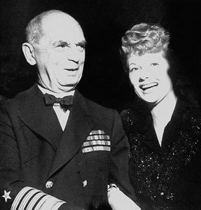 1940年的萊希與女演員露西爾&middot;鮑爾