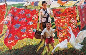 （圖）中華人民共和國新中國油畫作品