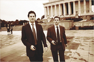 科恩（左）和羅斯在網上人氣高漲