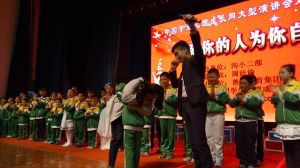 周廷諭老師演講現場