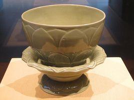 五代越窯青瓷蓮花碗 五代越窯青瓷蓮花碗