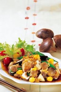 銀杏蜜豆燴鮮蘑 銀杏蜜豆燴鮮蘑