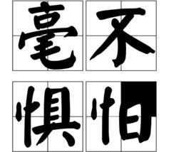 毫不懼怕 毫不懼怕