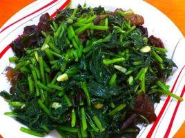 黑木耳炒地瓜葉 黑木耳炒地瓜葉