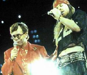 Axl和他的偶像Elton