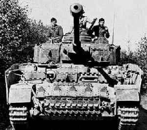 實戰中的四號坦克