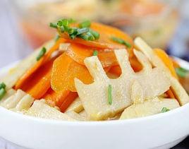 冬筍炒胡蘿蔔 冬筍炒胡蘿蔔