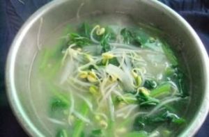 豆芽菠菜湯 豆芽菠菜湯