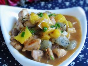 水果雞丁 水果雞丁