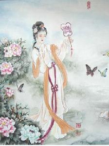 寶釵撲蝶 寶釵撲蝶