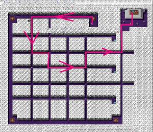 景帝墓第三層走法