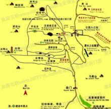 八公山國家森林公園導遊圖