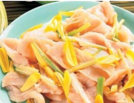 菊花炒雞片 菊花炒雞片