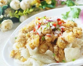 蒜香目魚花 蒜香目魚花