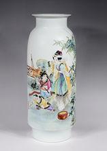 徐金和《竹報平安》瓷瓶