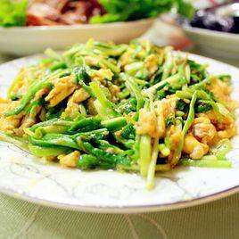 炒蒜苗雞蛋 炒蒜苗雞蛋