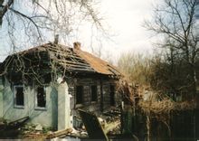 普里皮亞季附近被廢棄的村莊