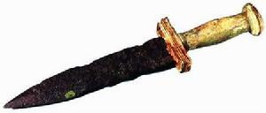 （圖）考古發掘出來的角鬥士的短劍