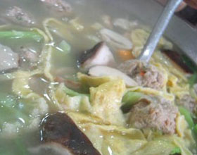 雙冬氽肉丸子 雙冬氽肉丸子