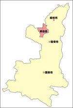 靖邊縣在陝西省的位置