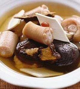 浮皮冬菇湯
