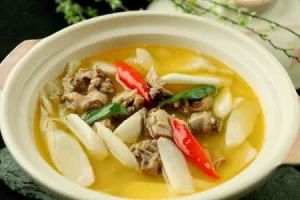 藏花山藥煲柴雞 藏花山藥煲柴雞